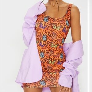 PrettyLittleThing Butterfly Dress